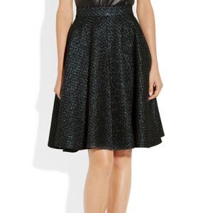 Party skirt! Green skater circle!